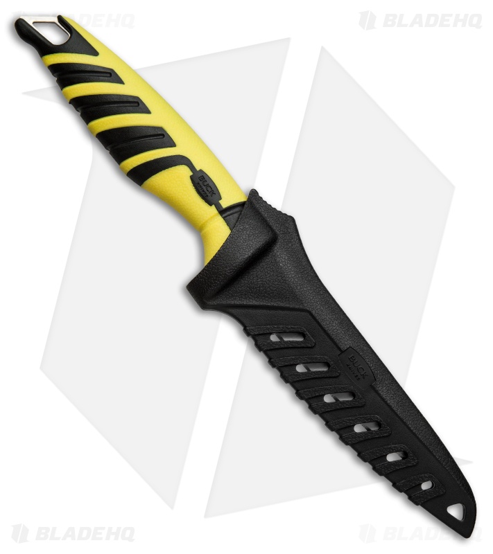 Buck Mr. Crappie Slab Shaver Fixed Blade Knife (4" Satin) 0232YWS