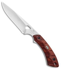 Buck 538 Open Season Small Game Fixed Blade Red Wood (4.25" Satin) 0538RWS