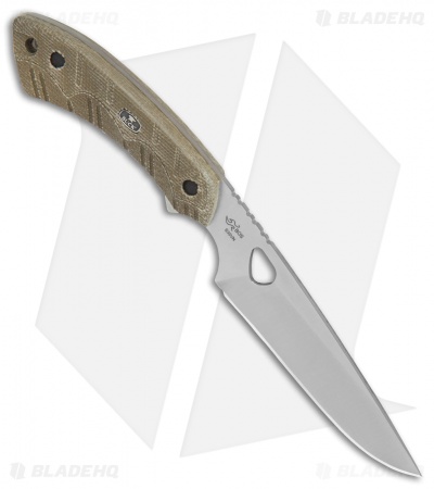Buck 539 Open Season Small Game Fixed Blade OD Green Micarta (4.25" Satin) 