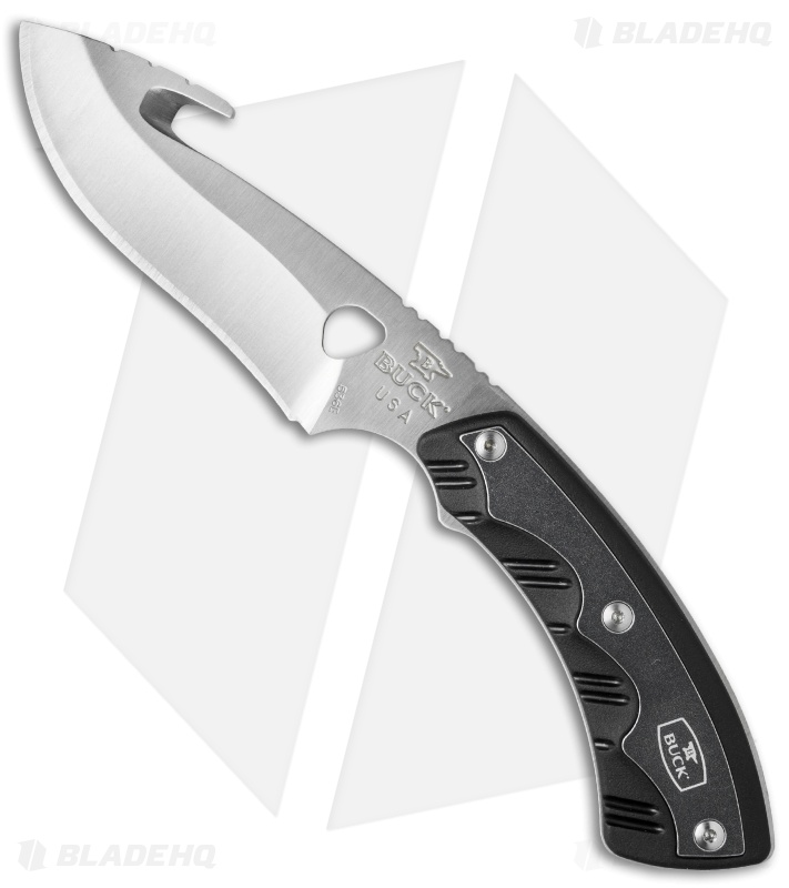 Buck 536 Open Season Skinner Fixed Blade Knife Black (4.25" Satin) 0536BKG-B