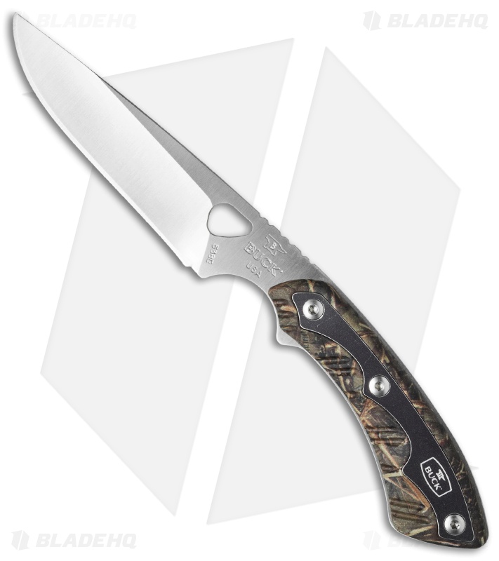 Buck 538 Open Season Small Game Knife Muddy Water Camo (4.25" Satin) 0538CMS321