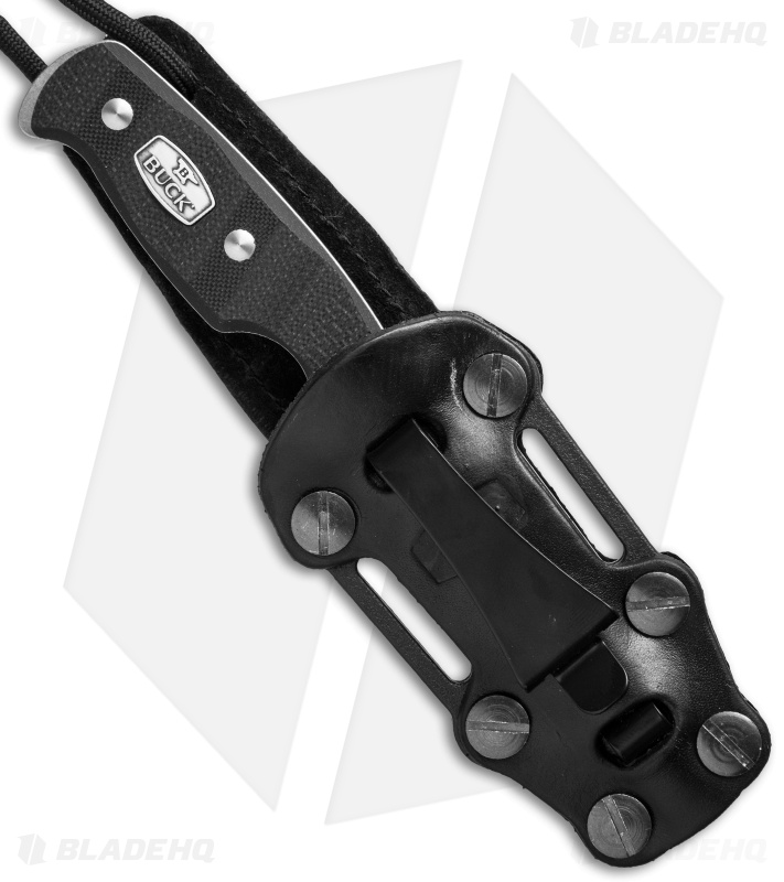 Buck Ops Boot Knife Black G-10 (3" Satin) 0616BKS - Blade HQ