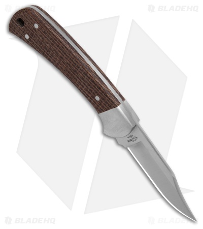 Buck Knives 152 Ranger Fixed Blade Knife Burlap Micarta (3" Satin)