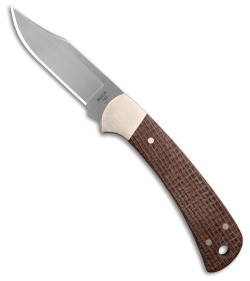 Buck Knives 152 Ranger Fixed Blade Knife Burlap Micarta (3" Satin)