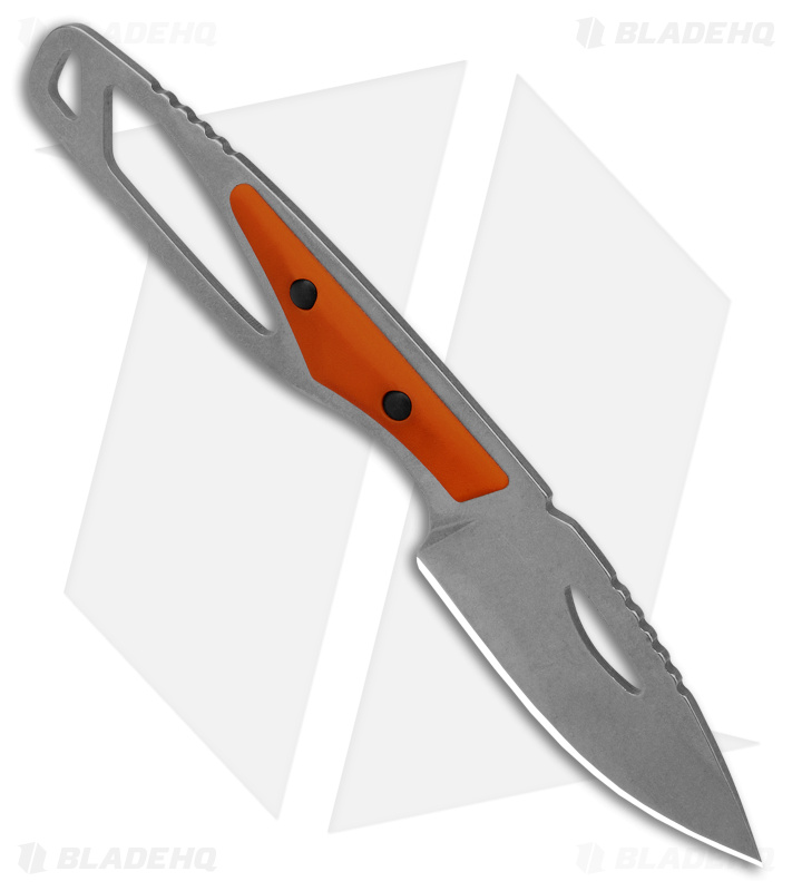 Buck Knives 630 Paklite 2.0 Hide Select Fixed Blade Knife Orange (2.75" Satin)