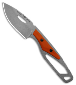 Buck Knives 630 Paklite 2.0 Hide Select Fixed Blade Knife Orange (2.75" Satin)