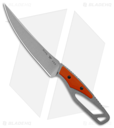 Buck Knives Paklite 2.0 Processor Select Fixed Blade Knife Orange (5.25" SW) 