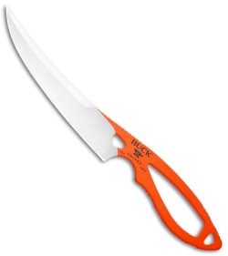 Buck PakLite Boning Fixed Blade Knife Orange (5.25" Satin) 0136ORS1