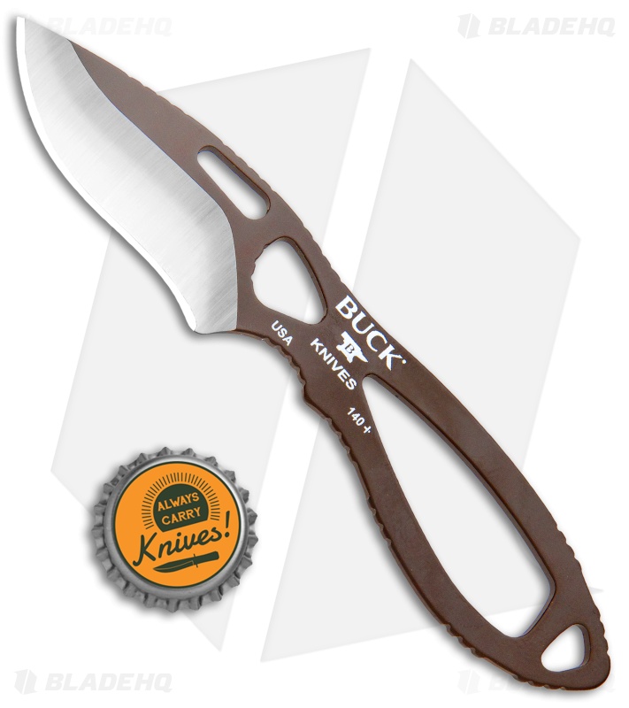 Buck PakLite Skinner Fixed Blade Knife Brown (2.875