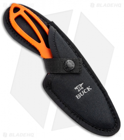Buck PakLite Skinner Fixed Blade Knife Orange (3.5" Satin) 0141ORS1