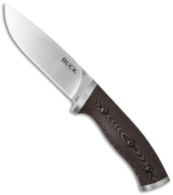 Buck Selkirk Fixed Blade Knife Micarta (4.625" Satin) 0863BRS