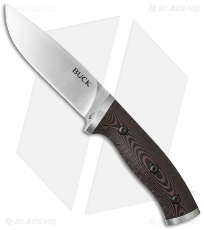 Buck Selkirk Fixed Blade Knife Micarta (4.625" Satin) 0863BRS