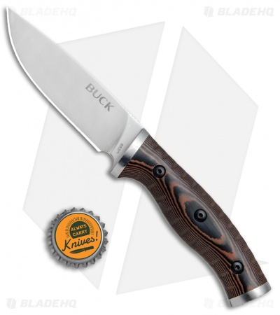 Buck Small Selkirk Fixed Blade Knife Micarta (3.875" Satin) 0853BRS