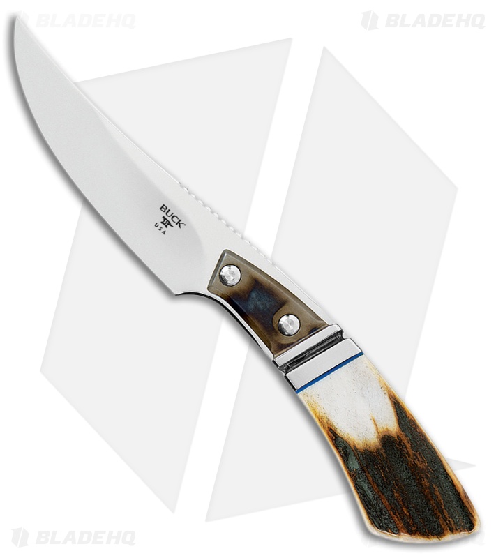 Buck Spur Heritage Collection Fixed Blade Knife Stag (3.25" Mirror)