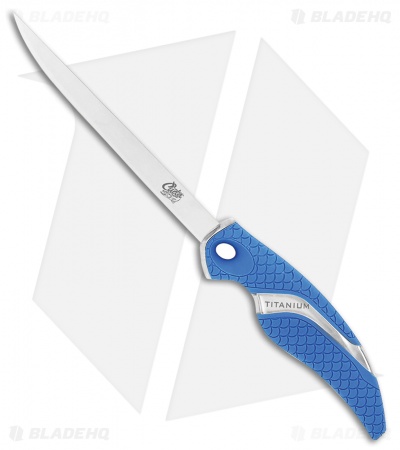 Camillus Cuda Flex Fillet Fixed Blade Knife Blue (5.875" Satin) 