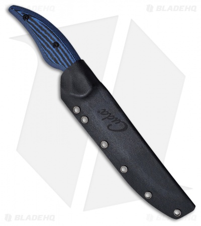 Camillus Cuda 6" Professional Boning Fixed Blade Knife Blue Micarta (6" Black)