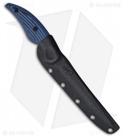 Camillus Cuda 6" Professional Fillet Fixed Blade Knife Blue Micarta (6" Black)