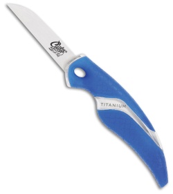 Camillus Cuda Bait Fixed Blade Knife Blue (2.375 Bead Blast