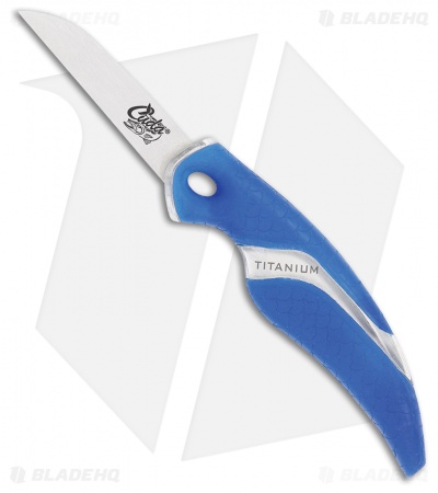 Camillus Cuda Bait Fixed Blade Knife Blue (2.375" Bead Blast) 18834