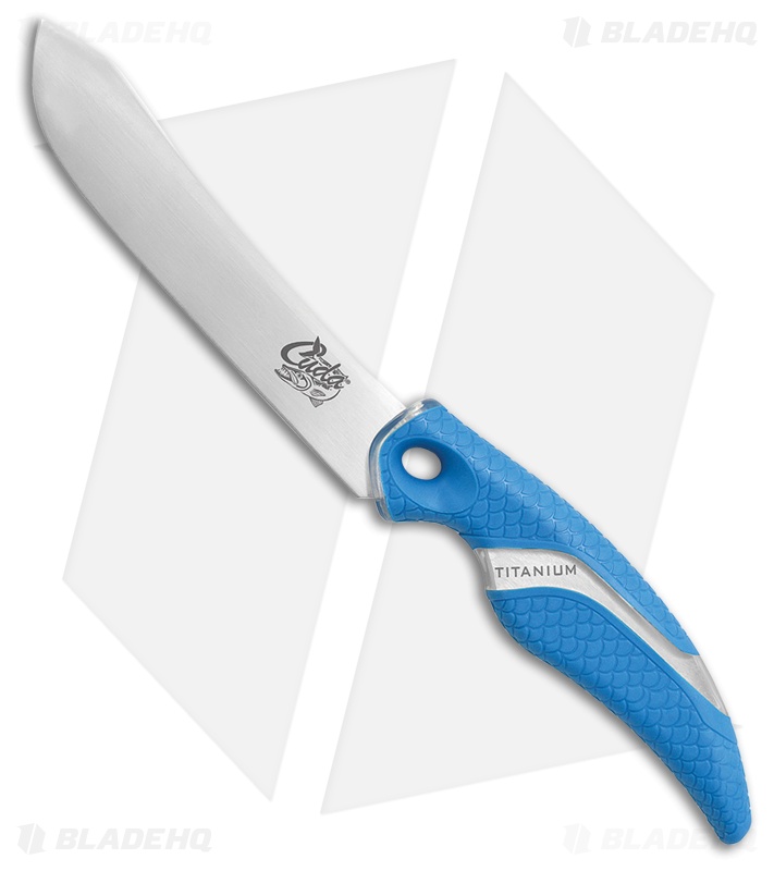 Camillus Cuda Breaking Fixed Blade Knife Blue (6" Bead Blast) 18093