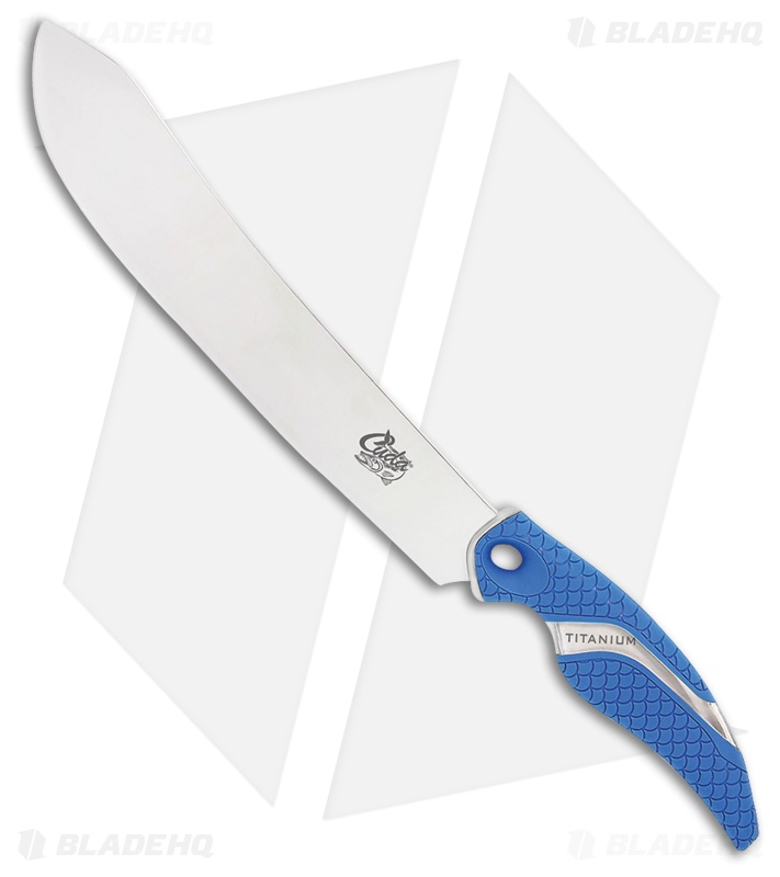 Camillus Cuda Butcher Fixed Blade Knife Blue (9.25" Bead Blast) 18843