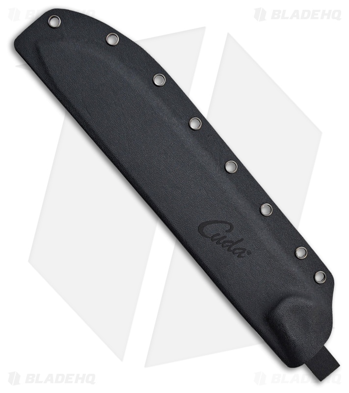 Camillus Cuda Large Breaking Fixed Blade Knife Blue Micarta (10" Black) 18130 