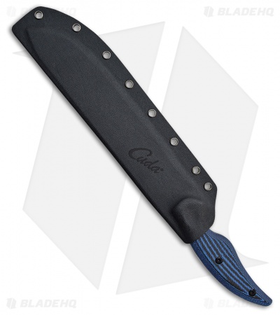 Camillus Cuda Large Breaking Fixed Blade Knife Blue Micarta (10" Black) 18130 