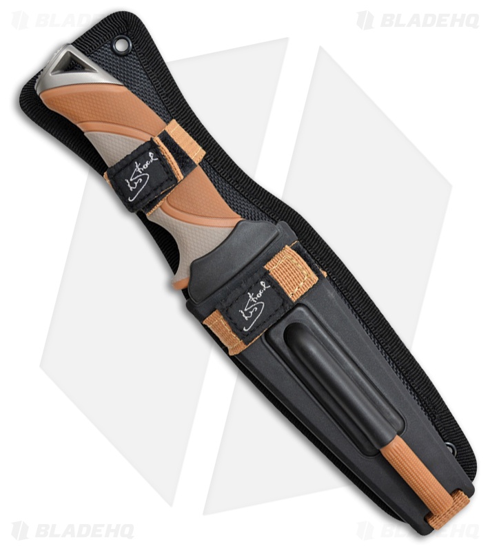 Camillus Inuit Fixed Blade Knife Brown (4.25" Black) 19191