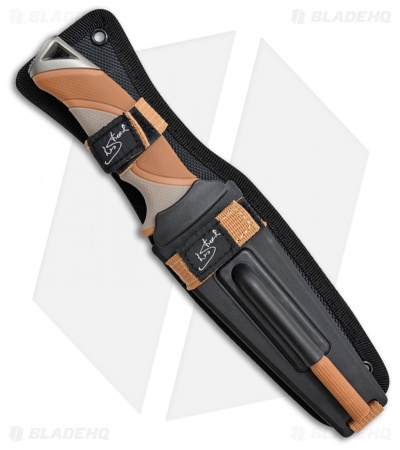 Camillus Inuit Fixed Blade Knife Brown (4.25" Black) 19191