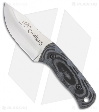 Camillus Les Stroud Fuego Fixed Blade Knife Black Micarta (3" Satin) 19113