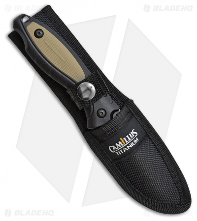Camillus Replaceable TigerSharp Fixed Blade Knife Tan (3.5" Satin)