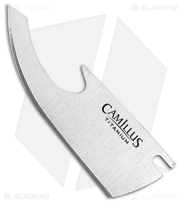 Camillus TigerSharp Plain Replacement Blades for TigerSharp Titan Linerlock- 2pk