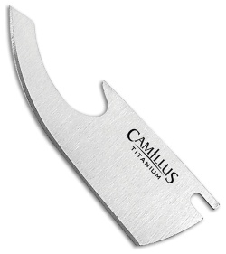 Camillus TigerSharp Plain Replacement Blades for TigerSharp Titan Linerlock- 2pk