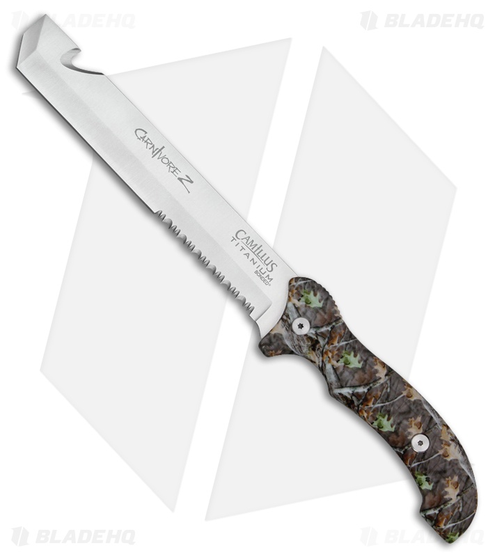 Camillus Carnivore Z Machete Green Camo (8" Satin) 19114