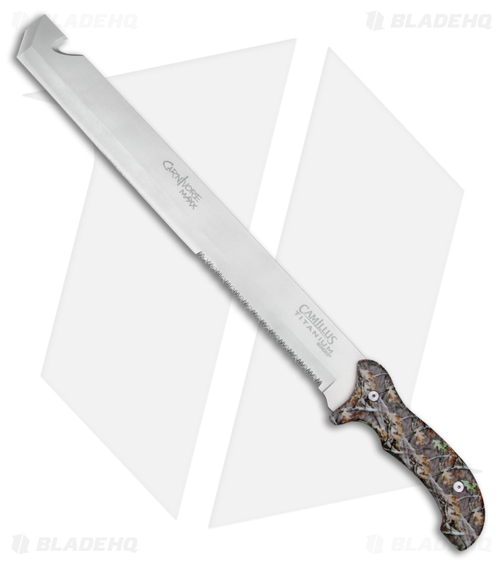 Camillus Carnivore Maxx Machete Green Camo (16.75" Satin) 19115