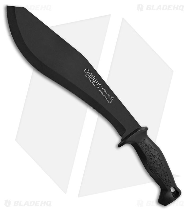 Camillus Kusabo Machete Fixed Blade Knife Black GRN (11.75" Black)