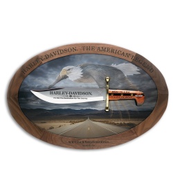 Case Harley-Davidson Bowie Commemorative Plaque 52148