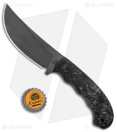 Case Winkler Hambone Fixed Blade Knife Black Rubber (4.75" Black) 43178