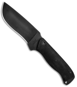 Case Winkler Recurve Utility No. 6 Fixed Blade Black Canvas (5.1" Black) 