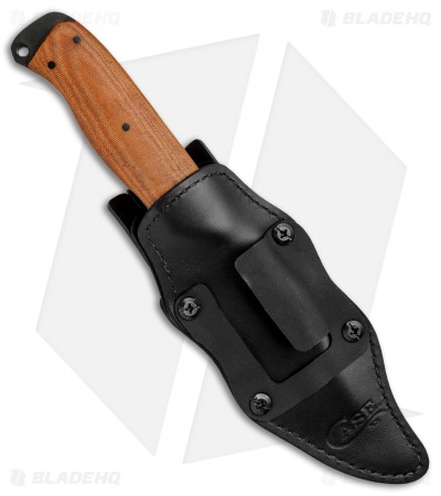 Case Winkler Recurve Utility No. 6 Fixed Blade Brown Canvas (4.75" Black)  