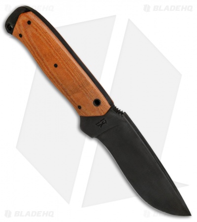 Case Winkler Recurve Utility No. 6 Fixed Blade Brown Canvas (4.75" Black)  