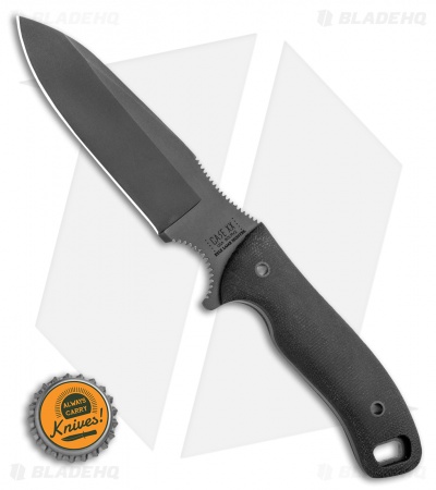 Case Winkler Kyle Lamb Hunter Fixed Blade Knife Black Canvas Laminate (5" Black)