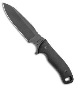 Case Winkler Kyle Lamb Hunter Fixed Blade Knife Black Canvas Laminate (5" Black)