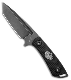 Tec-X FB-1 Harley-Davidson Tanto Fixed Blade Knife (4.25" Black Stonewash) 52164