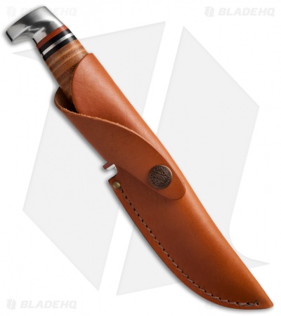 Case Leather Hunter Knife Gut Hook Fixed Blade (375-4G SS) 0517