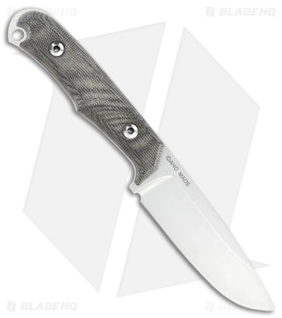 Chris Reeve Backpacker MagnaCut Fixed Blade Knife Black Micarta (4" Satin)