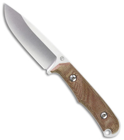 Chris Reeve Backpacker MagnaCut Fixed Blade Knife Natural Micarta (4" Satin)