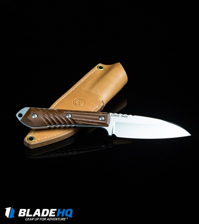 Chris Reeve Nyala Insingo Fixed Blade Knife Brown Micarta (3.75" Stonewash)