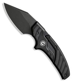 CIVIVI Typhoeus Fixed Blade Knife Black G-10 (2.3" Black Stonewash) C21036-1