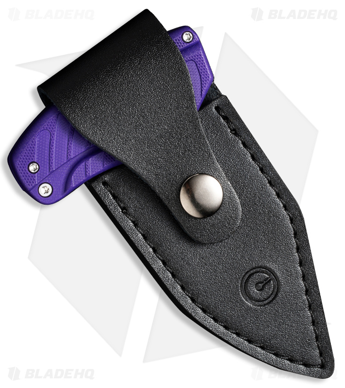 CIVIVI Typhoeus Fixed Blade Knife Purple G-10 (2.3" Bead Blast) C21036-2